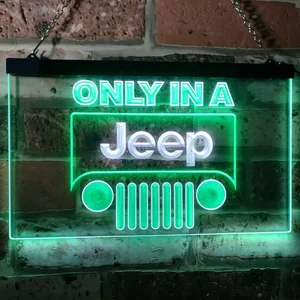 Jeep Only in A Jeep 1 Neon-Like LED Sign