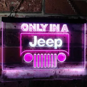 Jeep Only in A Jeep 1 Neon-Like LED Sign