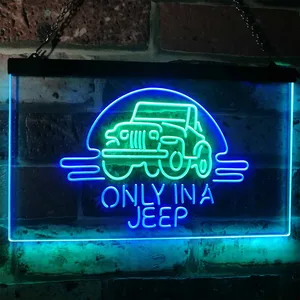 Jeep Only in A Jeep 2 Neon-Like LED Sign