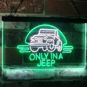 Jeep Only in A Jeep 2 Neon-Like LED Sign