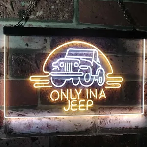 Jeep Only in A Jeep 2 Neon-Like LED Sign