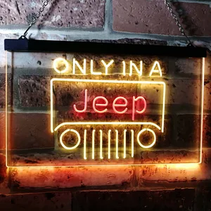 Jeep Only in A Jeep 3 Neon-Like LED Sign