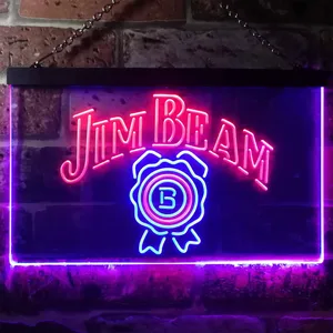 Jim Bean Ribbon 1 Neon-Like LED Sign