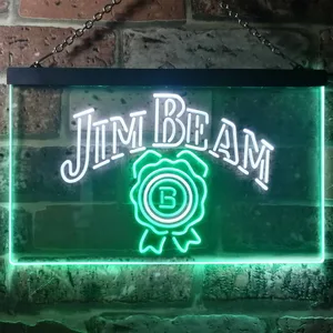 Jim Bean Ribbon 1 Neon-Like LED Sign