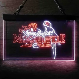 Jimmy Buffett's Margaritaville Neon-Like LED Sign