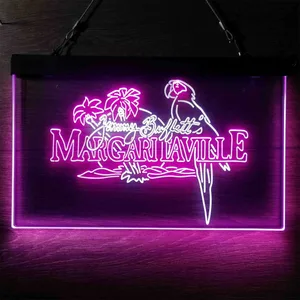 Jimmy Buffett's Margaritaville Neon-Like LED Sign