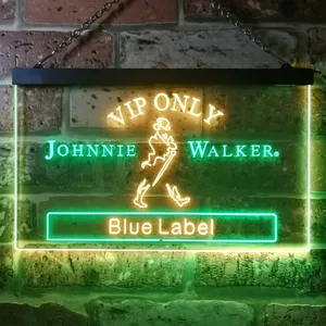 Johnnie Walker Blue Label VIP Only Neon-Like LED Sign
