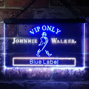 Johnnie Walker Blue Label VIP Only Neon-Like LED Sign