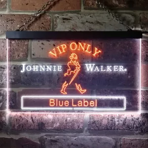 Johnnie Walker Blue Label VIP Only Neon-Like LED Sign
