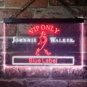 Johnnie Walker Blue Label VIP Only Neon-Like LED Sign