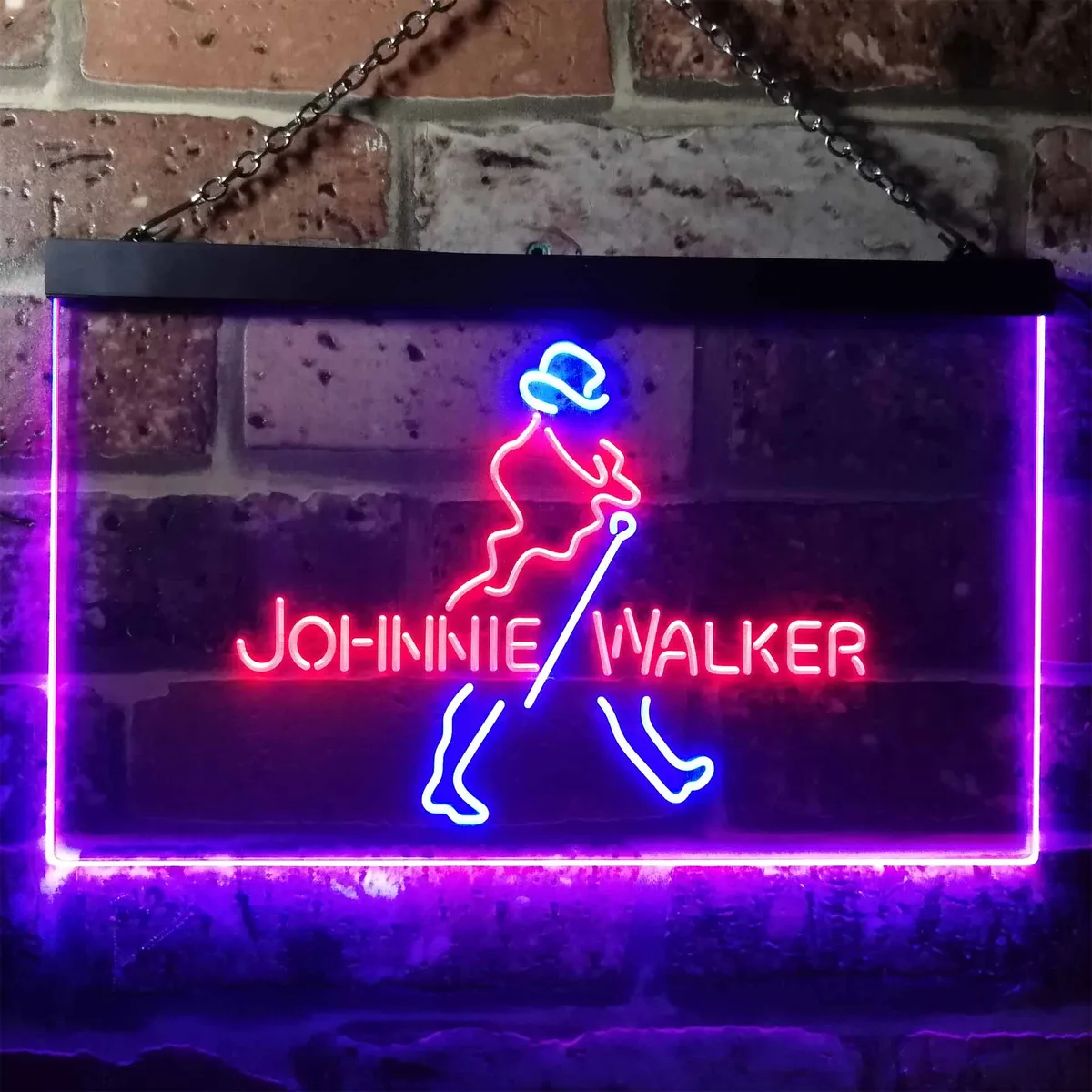 Johnnie Walker Logo 2 Neon-Like LED Sign