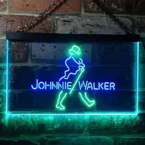Johnnie Walker Logo 2 Neon-Like LED Sign