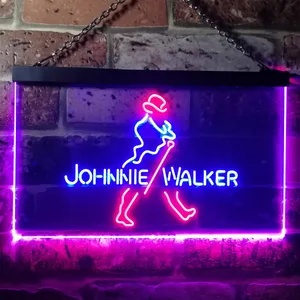 Johnnie Walker Logo 2 Neon-Like LED Sign