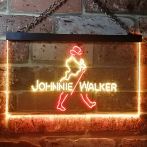 Johnnie Walker Logo 2 Neon-Like LED Sign