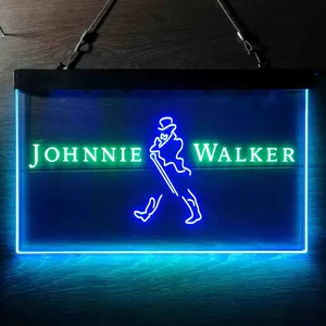 Johnnie Walker Logo Capital Neon-Like LED Sign