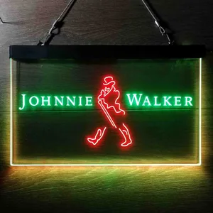 Johnnie Walker Logo Capital Neon-Like LED Sign