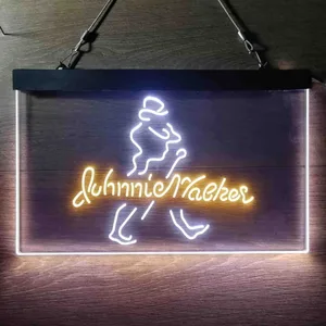 Johnnie Walker Logo Cursive Neon-Like LED Sign