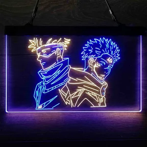 Jujutsu Kaisen Satoru and Jujutsu Neon-Like LED Sign