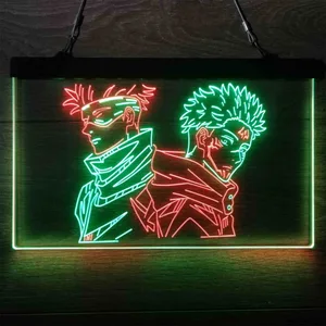 Jujutsu Kaisen Satoru and Jujutsu Neon-Like LED Sign