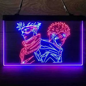 Jujutsu Kaisen Satoru and Jujutsu Neon-Like LED Sign