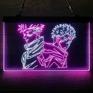 Jujutsu Kaisen Satoru and Jujutsu Neon-Like LED Sign