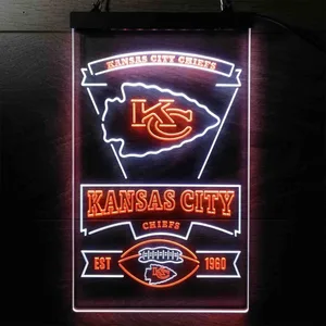 Kansas City Chiefs EST 1960 Neon-Like LED Sign