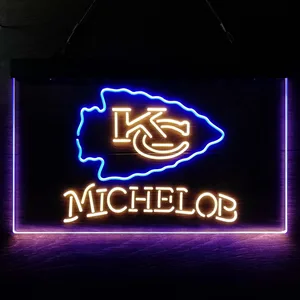 Kansas City Chiefs Michelob Neon-Like LED Sign