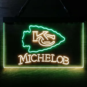 Kansas City Chiefs Michelob Neon-Like LED Sign