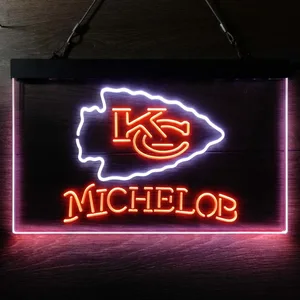 Kansas City Chiefs Michelob Neon-Like LED Sign