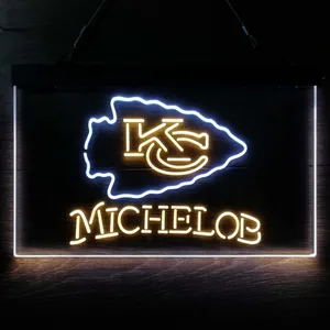 Kansas City Chiefs Michelob Neon-Like LED Sign
