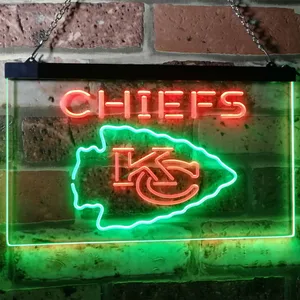 Kansas City Chiefs Neon-Like LED Sign