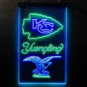 Kansas City Chiefs Yuengling Neon-Like LED Sign