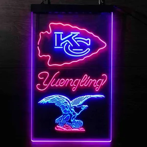 Kansas City Chiefs Yuengling Neon-Like LED Sign