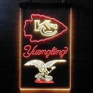 Kansas City Chiefs Yuengling Neon-Like LED Sign