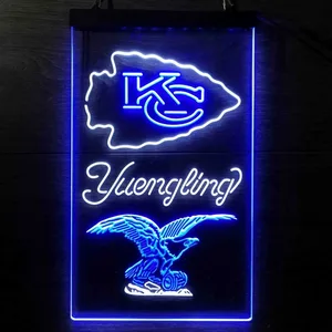 Kansas City Chiefs Yuengling Neon-Like LED Sign