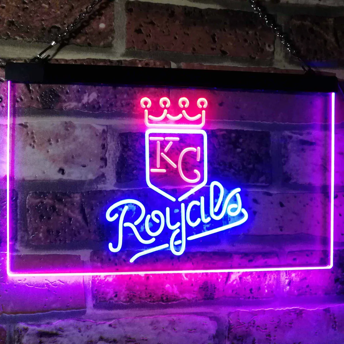 Kansas City Royals Logo 1 Neon-Like LED Sign