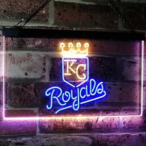Kansas City Royals  Logo 1 Neon-Like LED Sign