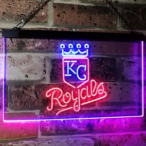 Kansas City Royals  Logo 1 Neon-Like LED Sign