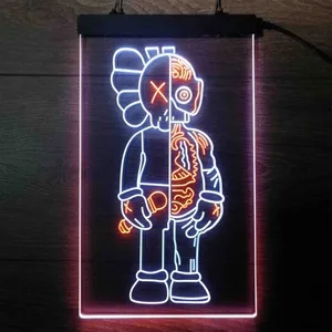 Kaws Dissected Companion Neon-Like LED Sign