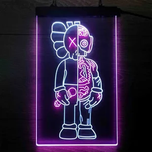 Kaws Dissected Companion Neon-Like LED Sign