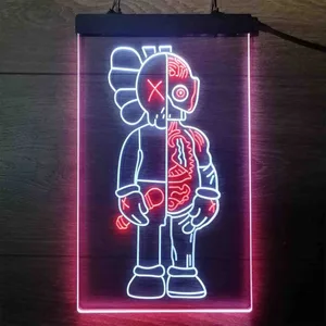 Kaws Dissected Companion Neon-Like LED Sign