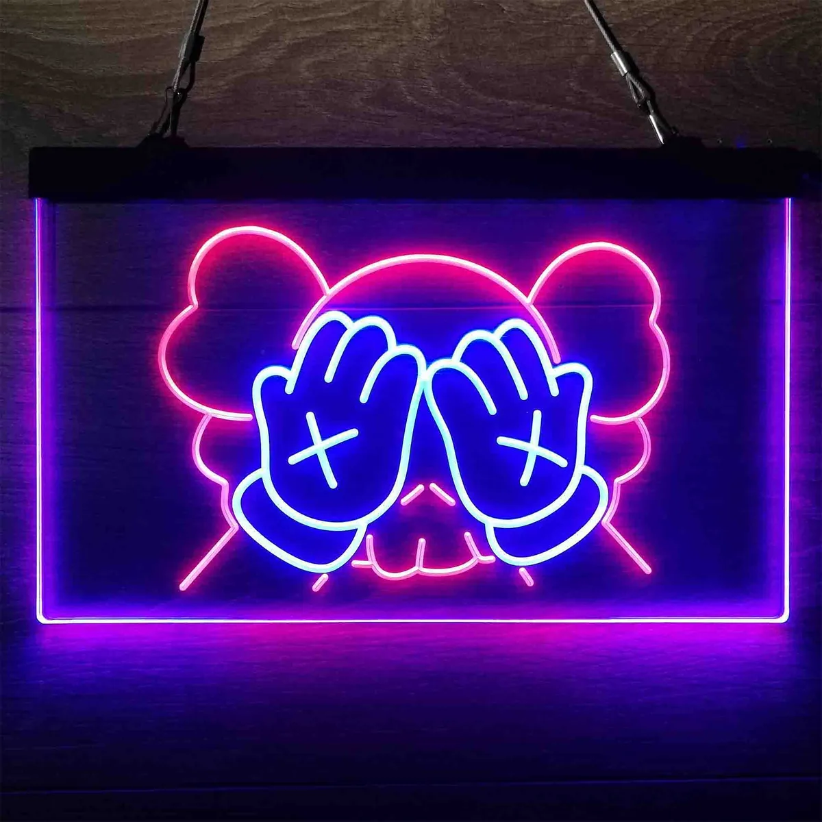 Kaws Neon-Like LED Sign