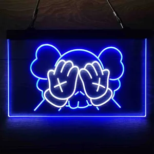 Kaws Neon-Like LED Sign