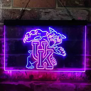 Kentucky Wildcats Wild Cat Logo Neon-Like LED Sign - Legacy Edition