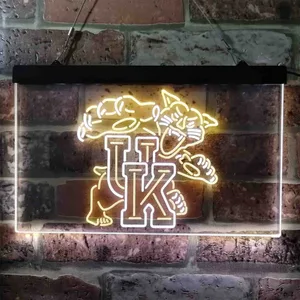 Kentucky Wildcats Wild Cat Logo Neon-Like LED Sign - Legacy Edition