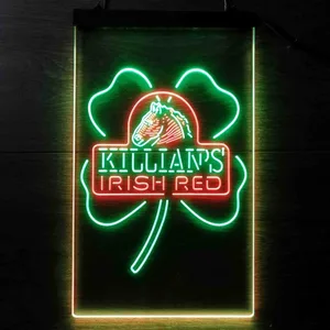 Killian's Irish Red Clover Neon-Like LED Sign