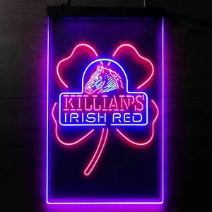 Killian's Irish Red Clover Neon-Like LED Sign