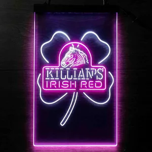 Killian's Irish Red Clover Neon-Like LED Sign