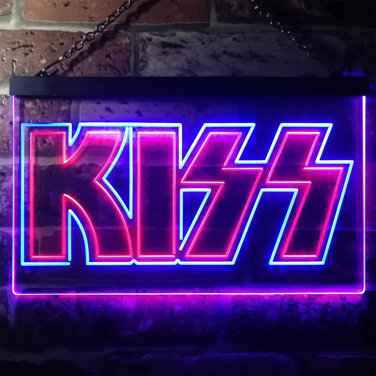 Kiss Banner Neon-Like LED Sign