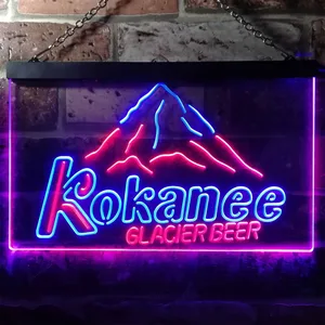 Kokanee Beer - Mountain Neon-Like LED Sign